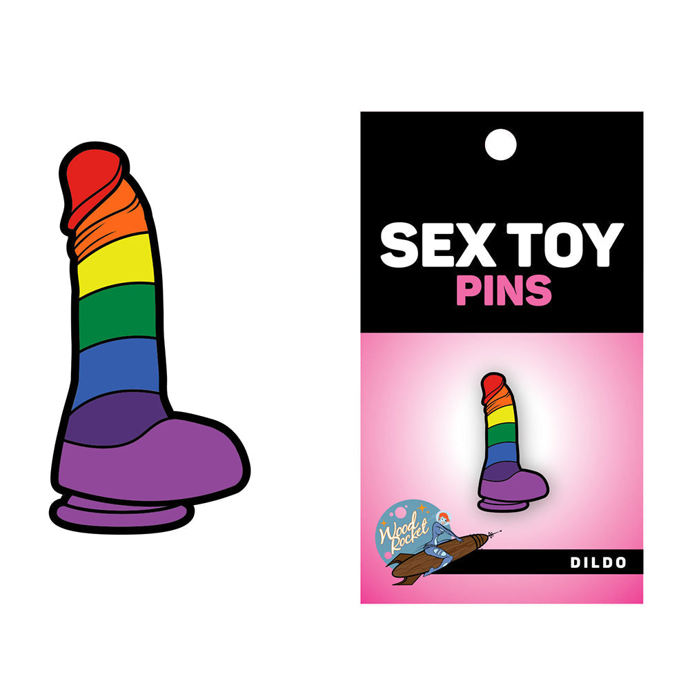 Toy Pin Rainbow Dildo