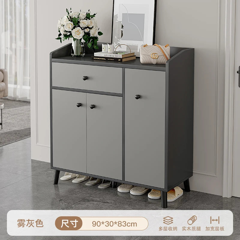 Shoe cabinet Home entrance Indoor entry Door entrance Corridor aisle Large capacity multi-layer storage Elevator entrance Shoe r