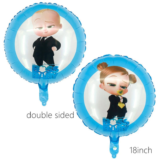 5pcs boss baby foil Balloons18inch baby Globos Happy Birthday party aluminum foil decoration balloon baby shower toy