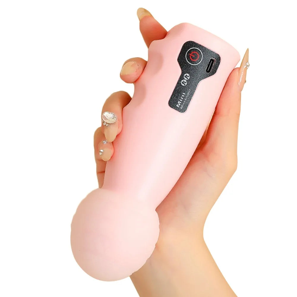 Portable 1200mAh Muscle Massager Electric Vibration Fascia Massager Mini 4-speed Fitness Massager