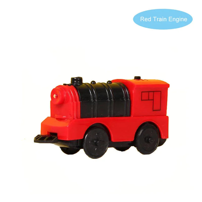 RC Electric Train Set Truck Magnetic Train Diecast Slot Car Toy Fit for Wooden Railway Train Track Birthday Christmas Gift