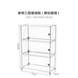 b7+  Nordic medieval cream wind small apartment display cabinet stainless steel module furniture decorative cabinet