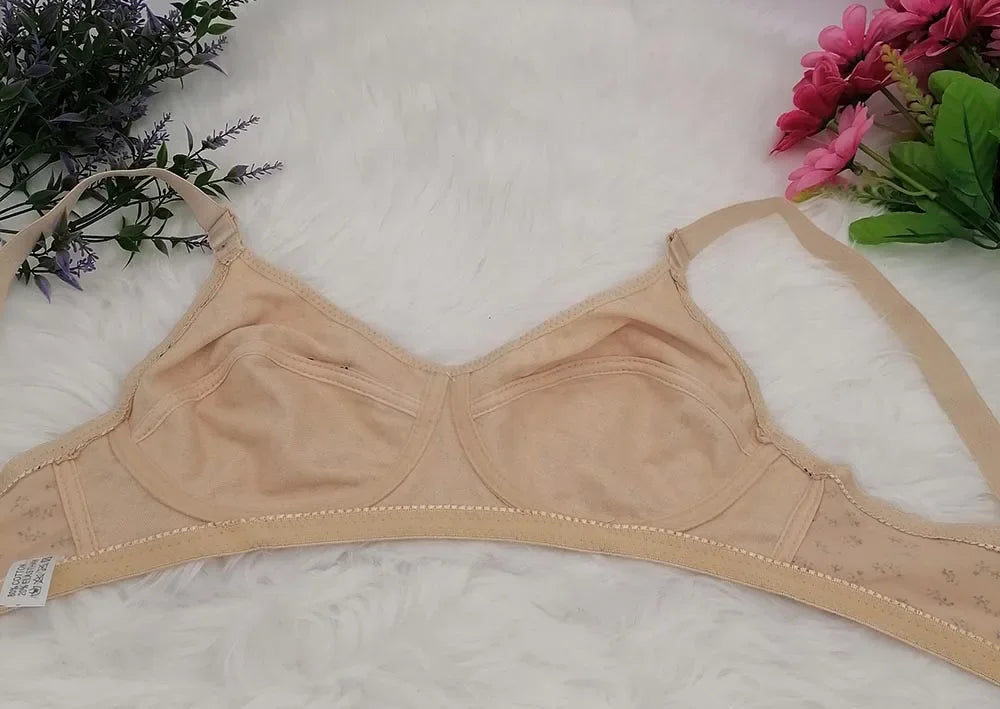 Sexy Lingerie Bra Women's Bra Minimizer Push Up 3/4 cup Wireless soft Bosom cotton Bra plus Size 36 38 40 42 44 46 B C C32