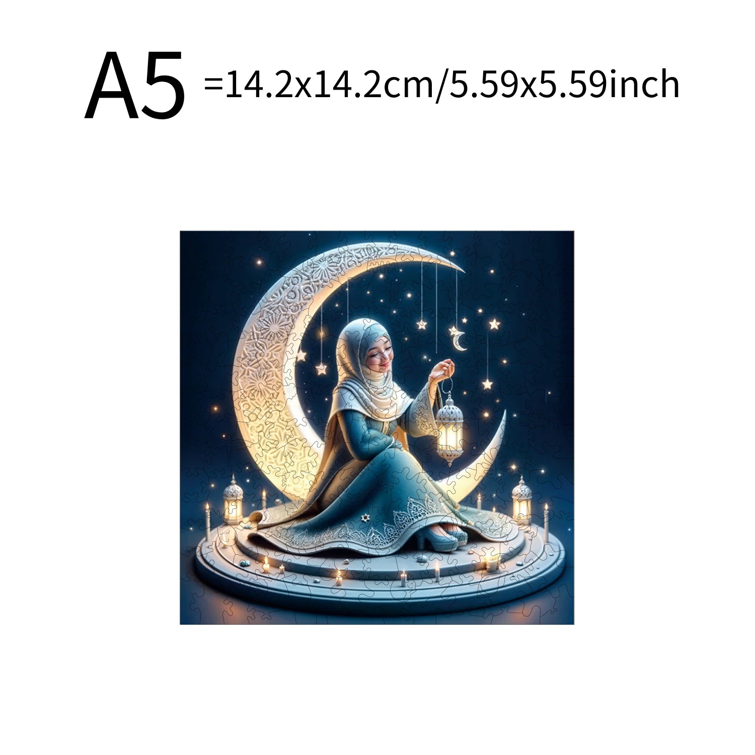 Moon Moonlight Lamp Goddess Puzzles High Quality Jigsaw Puzzle Wooden Puzzle Best Christmas Gift