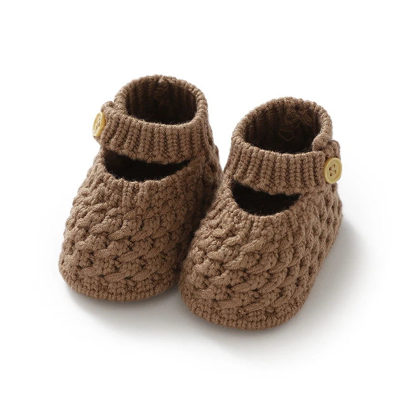 Baby Shoes Knit Newborn Boy Girl Footwear Fashion Cute Solid 0-18M Toddler Clothes Accessories Infant First Bed Boots Super Soft
