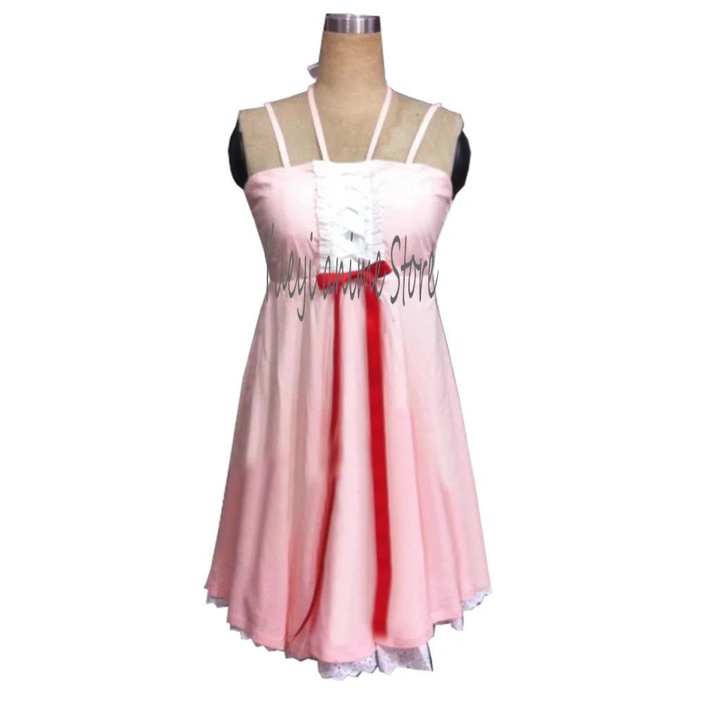 customized-Women's Cosplay Shinobu Oshino pink lolita dress Costume Halloween Christmas Party Costume