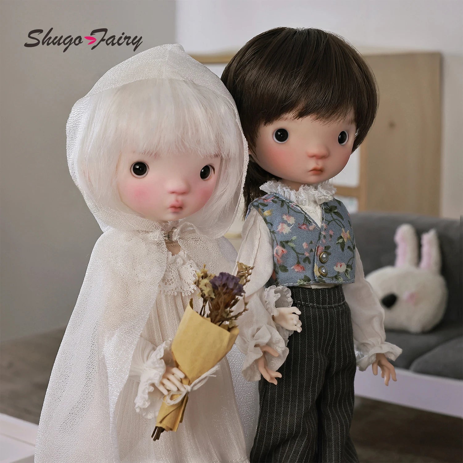 ShugaFairy Peaches 1/6 Bjd Dolls 30cm Pii Body Russian Retro Literary Style Girl Ootd Cute Fullset Joint Bjd Clothes Bjd Fairy