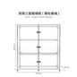 b7+  Nordic medieval cream wind small apartment display cabinet stainless steel module furniture decorative cabinet