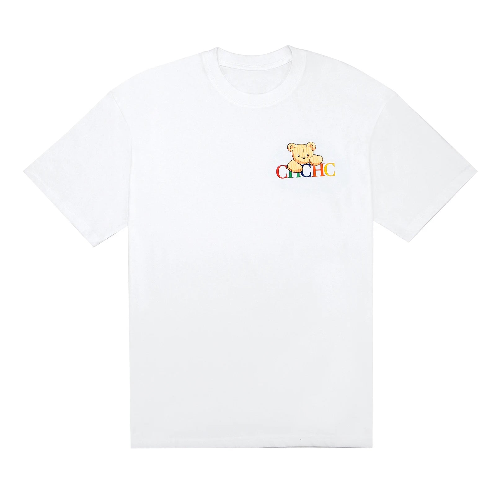 Minimalist Bear Commute Tee 230g Cotton Drop Shoulder Light Luxury Office Casual Subtle Versatile Top Women
