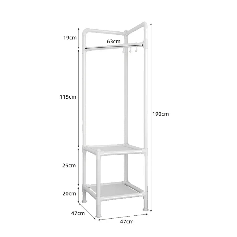 Extension Trolley Hanger Hall Rack Modern Palazzo Woman Hats Display