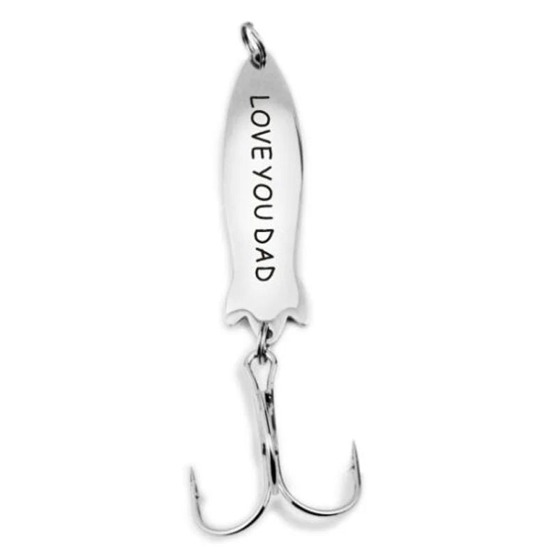 Love You Dad Daddy's Lure Fishing Lure Gift for dad Daddy, Fisherman Gift, Mens, from Daughter, from Son Birthday Christmas Gift