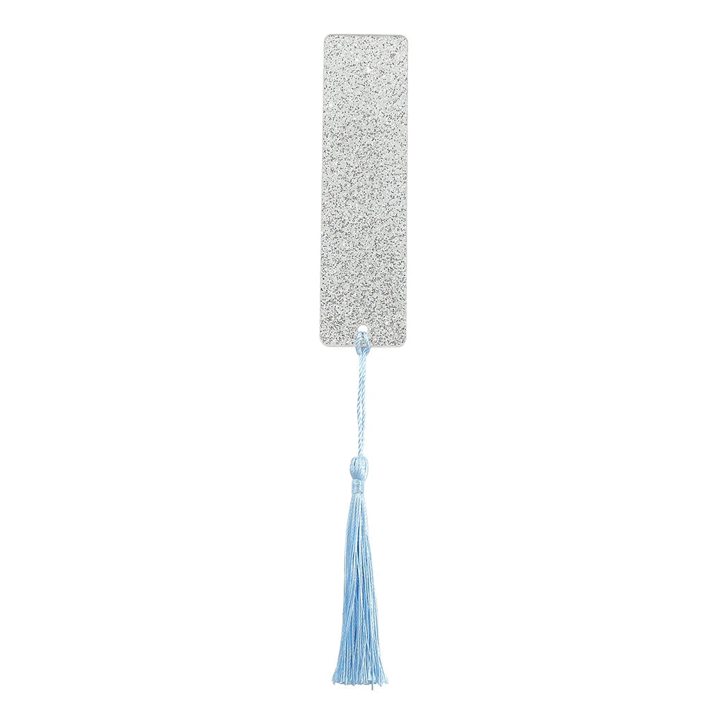 10 Styles New Bling Bling Creative Acrylic Bookmark with Tassel Christmas Party Decor Back To School Gifts