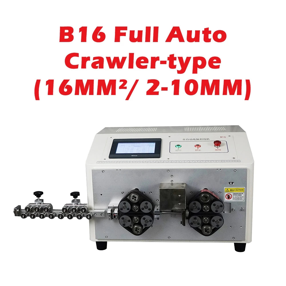 LY B16 B25 B35 B70 Automatic Touch Screen Crawler-type 16 Wheels Professional Electric Peeling Wire Stripping Cutting Machine
