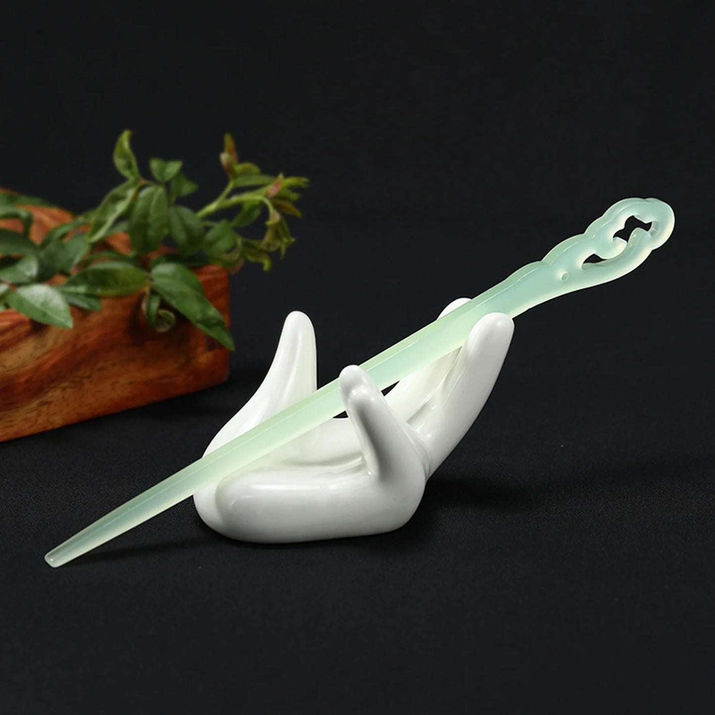 Vintage French Hair Stick Acetate Acid Hair Pin Side Clips Women Girls Ponytail Holder Hair Accessories DIY Retro Hairstyle Tool