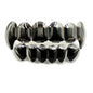 TOPGRILLZ New Fit Rose Gold Color Plated Hip Hop Teeth Grillz Caps Top&Bottom Grill Set for Christmas Party Vampire Tooth Grillz