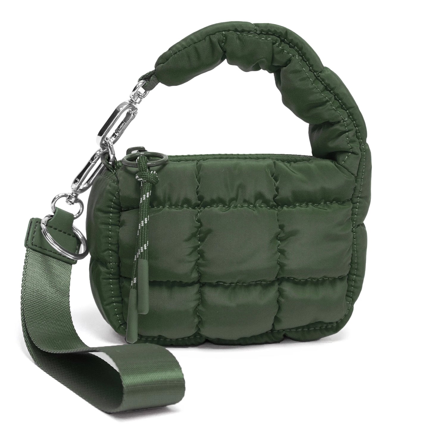 Mini Lipstick Bag Quilted Coin Bag Same as Free people Cosmetic Bag Cute Puffer Handbags Makeup Pouch Christmas Gift for Women