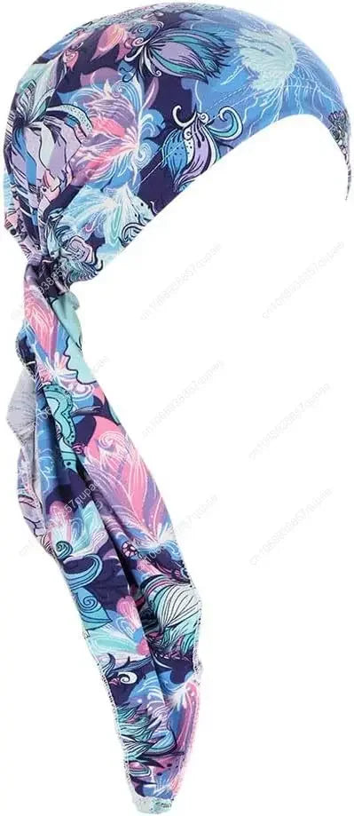 Pre-Tied Bandana Turban Hat Chemo Cancer Headscarf Headwraps Headwear for Women Hair Cover Hat