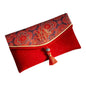 Chinese Style New Year Red Envelope Traditional Brocade Wedding Money Pocket Blessing Magnetic Buckle Red Packet Party Gifts