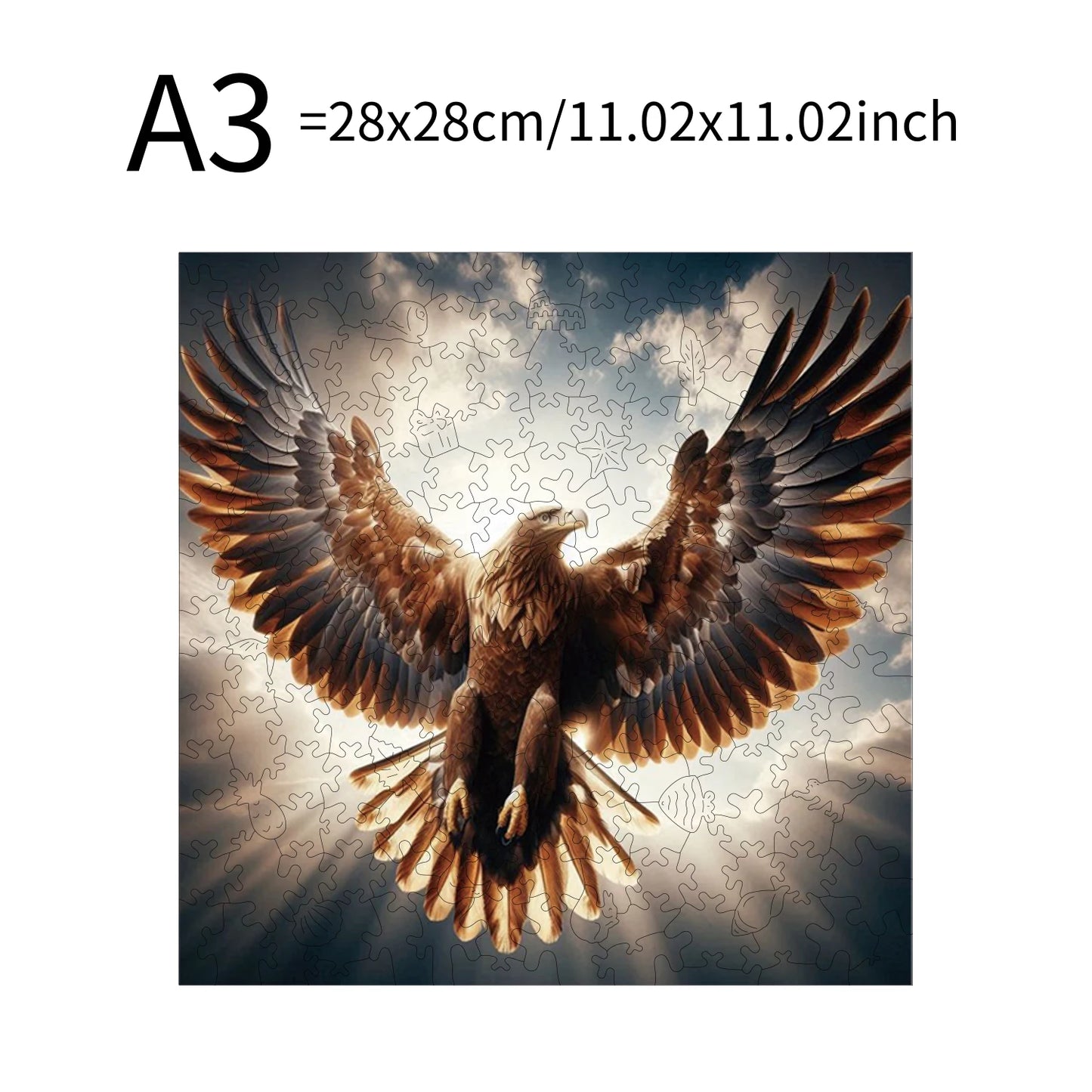 Bull Dragon Eagle Ghost Animal Puzzles High Quality Jigsaw Puzzle Wooden Puzzle Best Christmas Gift