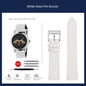 watch band For GUCCI YA1264065 Little Bee Embroidered Gucci Men's and Women's Green Genuine Lea/ther Watch Strap 20mm Bracelet