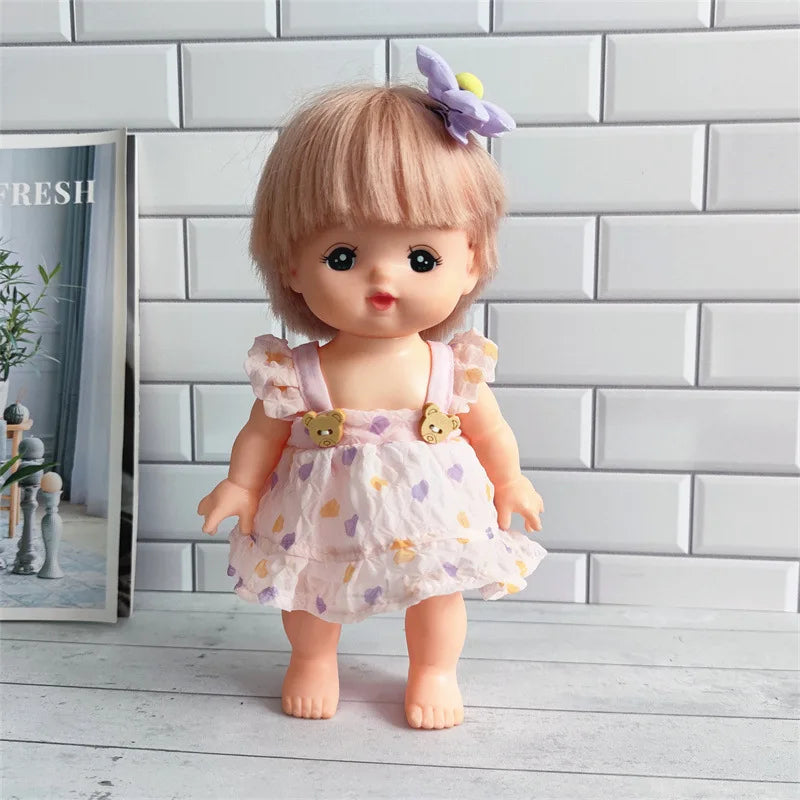 1PC Lovely Maid Outfit Suit Dress Clothes for 25cm Mellchan Baby Doll Accessories Fit 1/6 BJD Doll Girls DIY Gifts