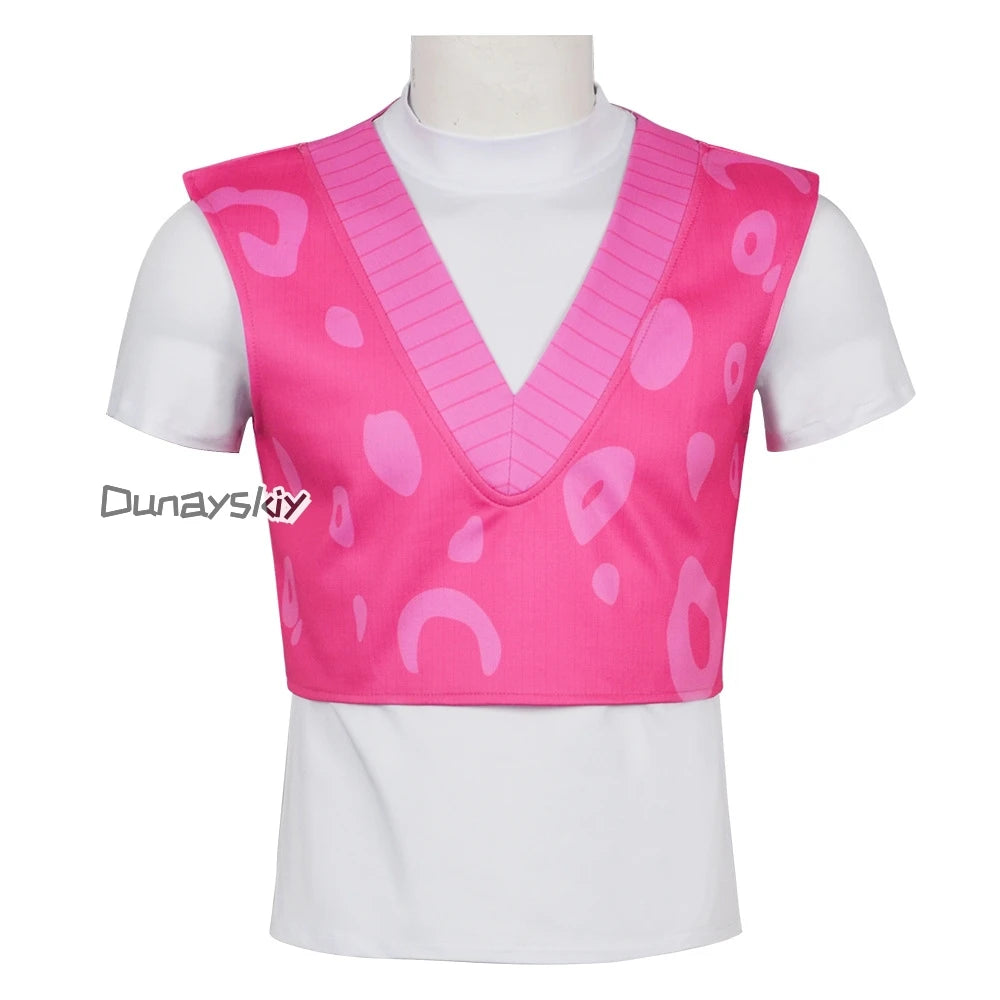 Sajaboys Cosplay Jinu Boy Group Anime Huntrix Movie Kpop Demon Handsome Vest Vampire Goth Punk Long Coat Korea Idol Halloween