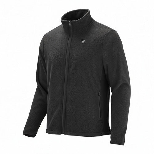Heated Fleece Jacket For Men, Heated Sweatshirt With 7.4V 16000mAh