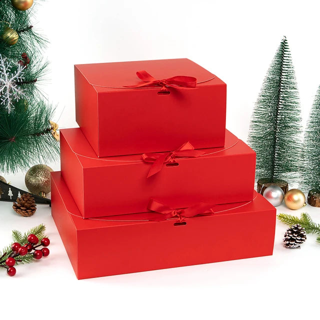 StoBag 5pcs White/Pink Gift Box Wedding Birthday Party Favors Clothes Storage Handmade Cookies Packaging Support Customization