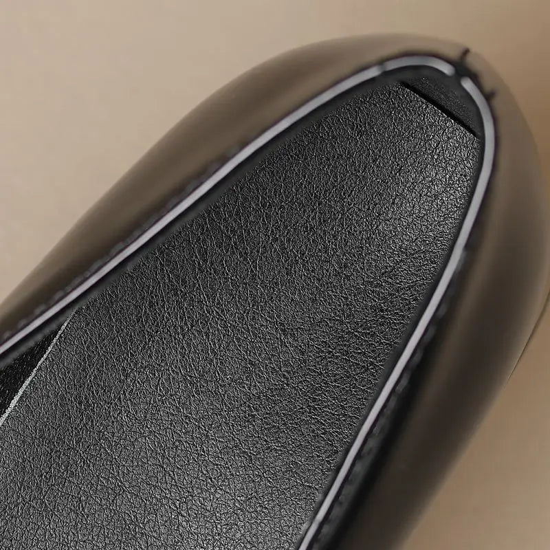 ASILETO Fashion Mary Janes Pumps for Women Round Toe Thick Heel 4.5cm Slip On Shallow Plus Size 42 43 Retro Daily Female Shoes