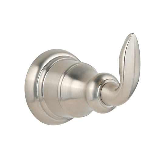 Elegant Avalon Robe Hook Brushed Nickel Durable Metal Construction Rustproof Easy Installation Concealed Screw Secure Mounting