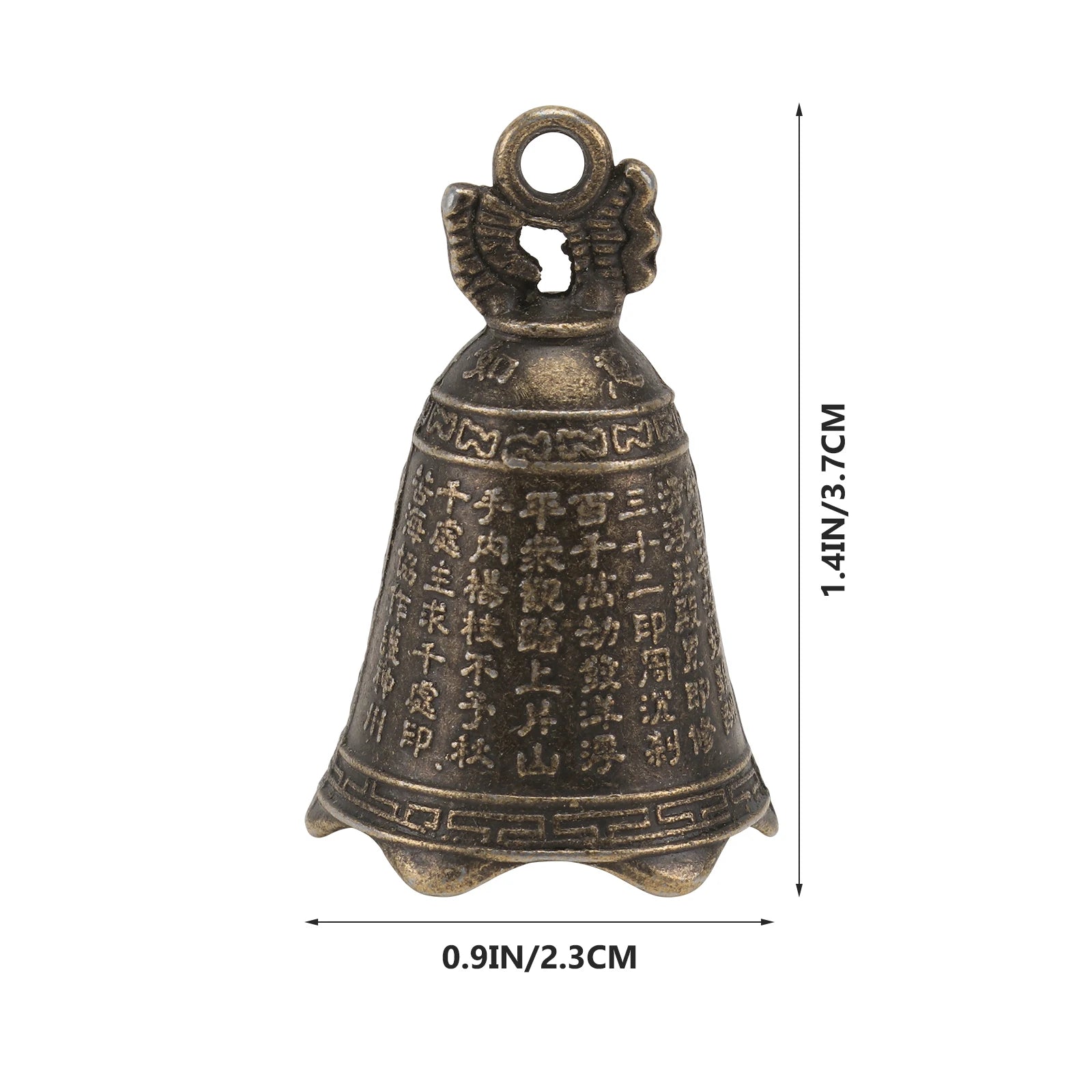 10 Pcs Outdoor Vintage Bell Office Rustic Christmas Decor Iron Colorful Ornaments