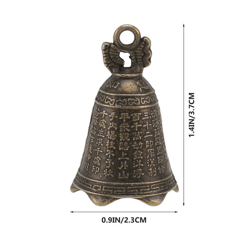 10 Pcs Outdoor Vintage Bell Office Rustic Christmas Decor Iron Colorful Ornaments