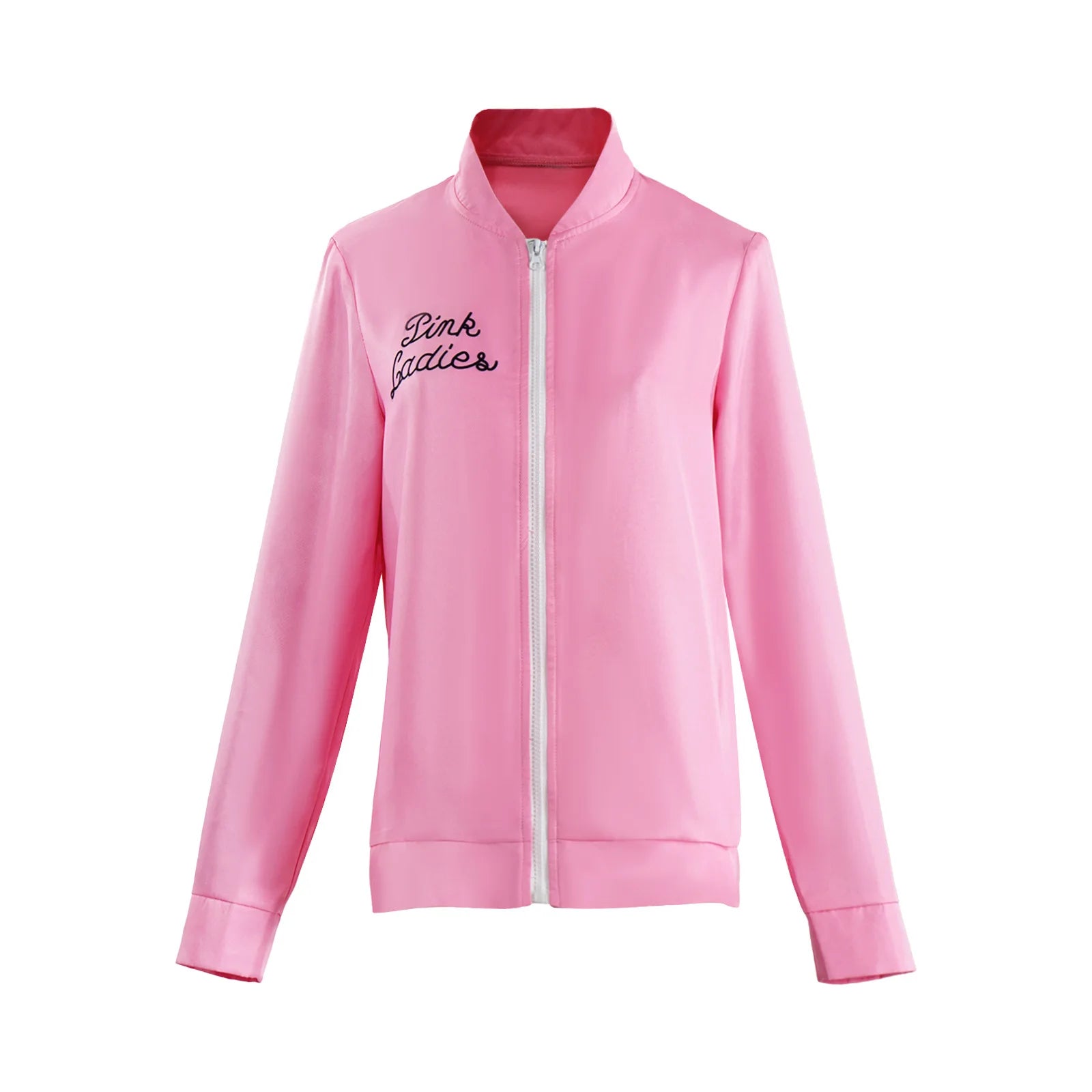 Pink Lady Grease Cosplay Costume Coat Woman Retro Halloween Carnival Party Clothing