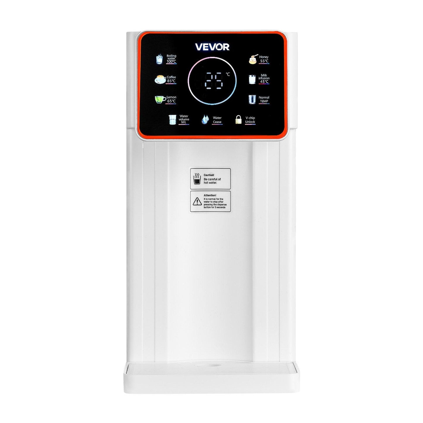 Countertop Instant Hot Water Dispenser With 6 Temps 7 Volumes 101oz
