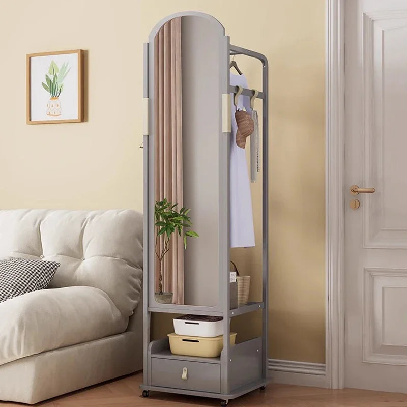 Mirror Cheap Coat Racks Dress Hanging Organizer Wall Standing Hotel Storage Coat Racks Indoor Perchero Entrance Hall Furniture