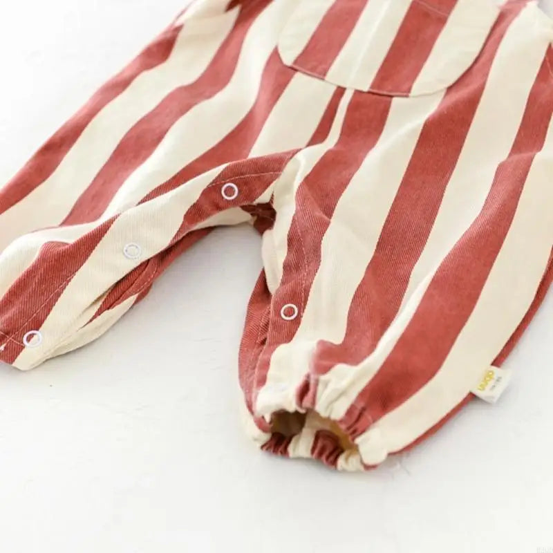 B2QD Cotton Jumpsuits One-piece Baby Romper Summer Clothes Cosy Bodysuit Strap Pant