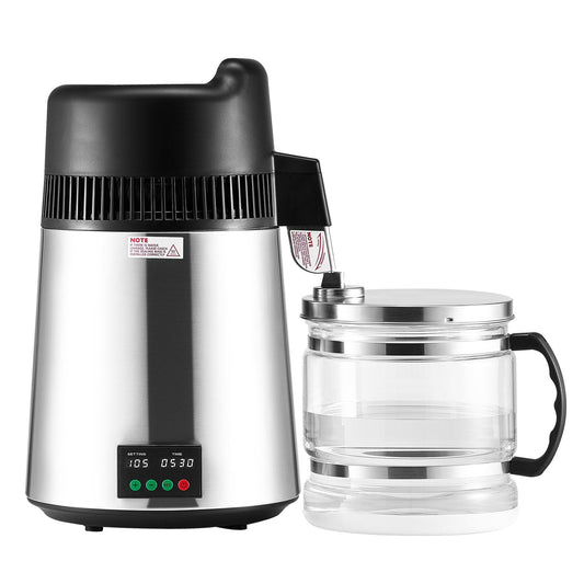 6L Water Distiller Home Countertop Purifier Machine 900W Stainless