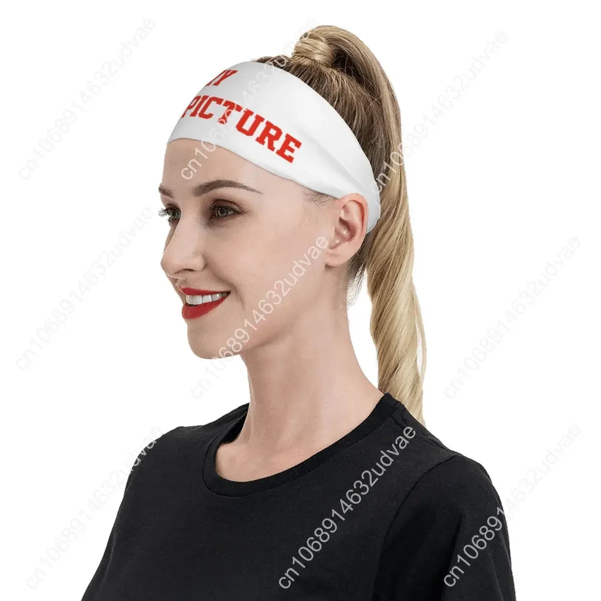 DIY Your Picture Sports Headband Headwrap Customized Hair Band Cycling Sport Sweatband Sports Safety for Women