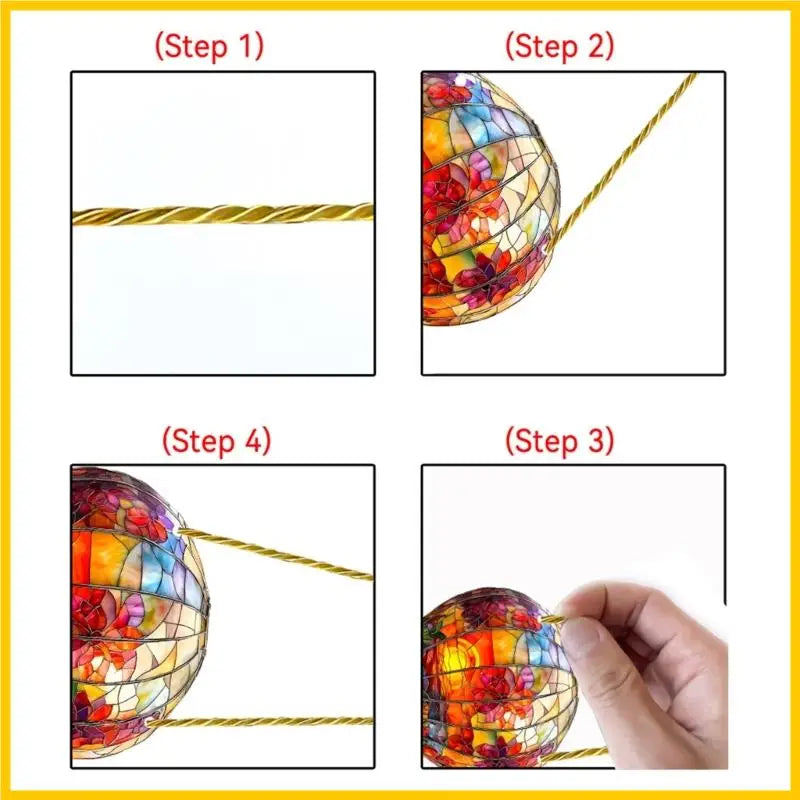 H55A Hot Air Balloon Window Sun Catcher Wall Hanging Colored Decors Acrylic Art