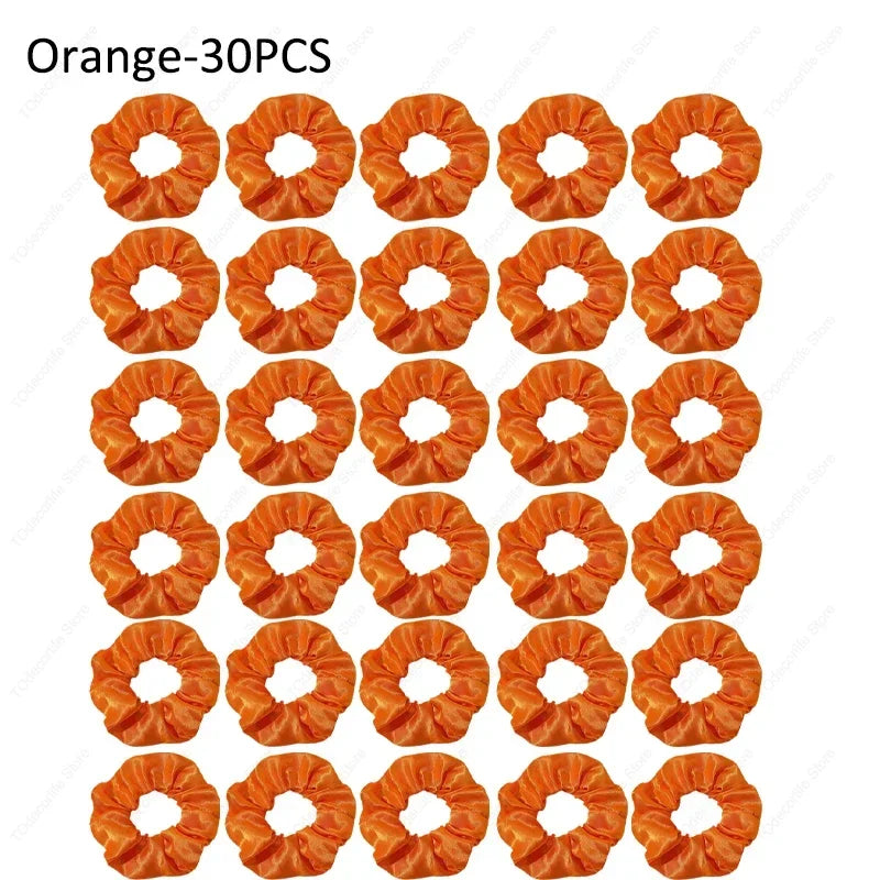 LED Luminous Scrunchies Hairband Glowing Elastic Hair Tie Rope for Women Girls Glow in the Dark Party Hair Accessory