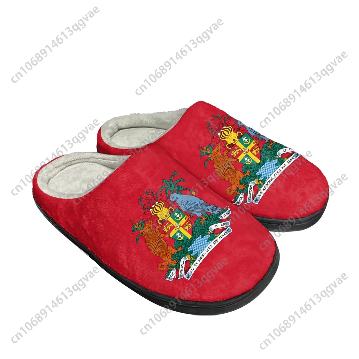 Grenada Flag Home Cotton Custom Slippers Mens Womens Sandals Grenada Plush Bedroom Casual Keep Warm Shoes Thermal Slipper