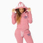 Sports Casual Daily High Quality Women's Tracksuit Gym Two Piece Sets for Women Jogging Comfortable Zip Hoodie Outdoors Slim Fit