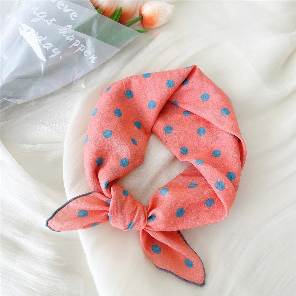 55*55cm Cotton Bandana Hairscarf Scarf Turban Shawl Headscarf Handkerchief Hair Accessories Wrap