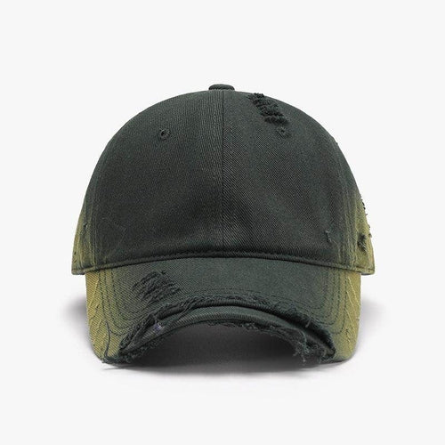 Distressed Adjustable Cotton Hat for Casual Stylish Wear