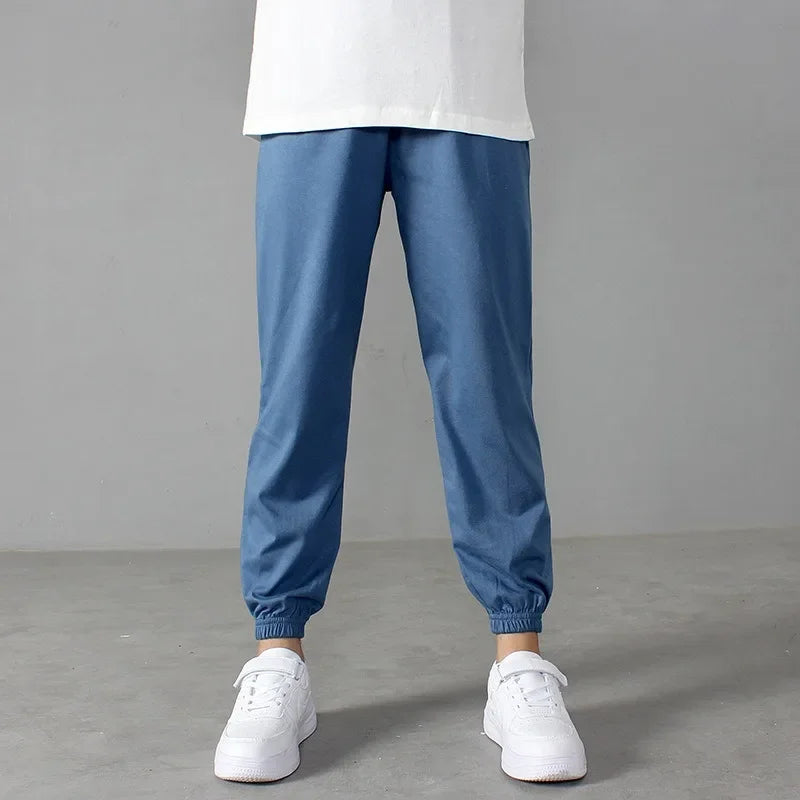 Boys' Cotton Sweatpants Unisex Toddler Jogger Pants Spring Baby Pants Children's Mosquito Trousers Summer Girls' Casual Clothes