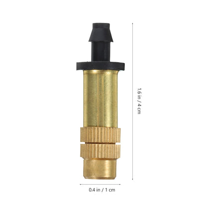 10 Pcs Adjustable High-pressure Atomizing Nozzle Brass Atomization Free Bending Copper Mist