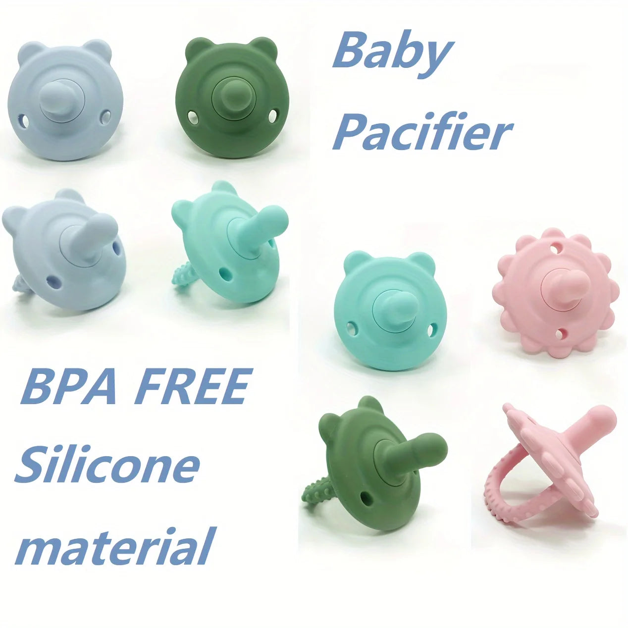 Pacifier Soft, Coaxing Sleeping Toy Pacifier Universal Type, New Year's Gift. Christmas, Halloween, Thanksgiving Gift. Pacifier