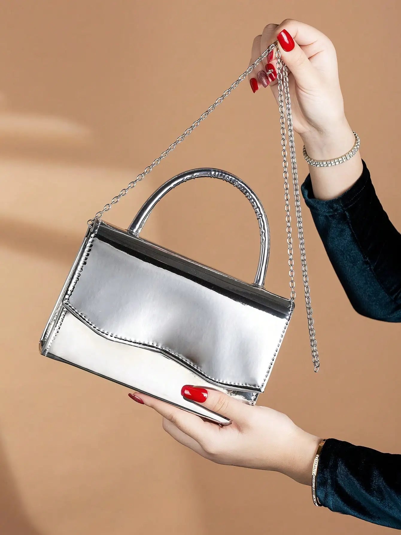 Sparkling, luxurious and charming party tote bag, perfect purse for party girls, brides, ladies, best gift for your loved ones.