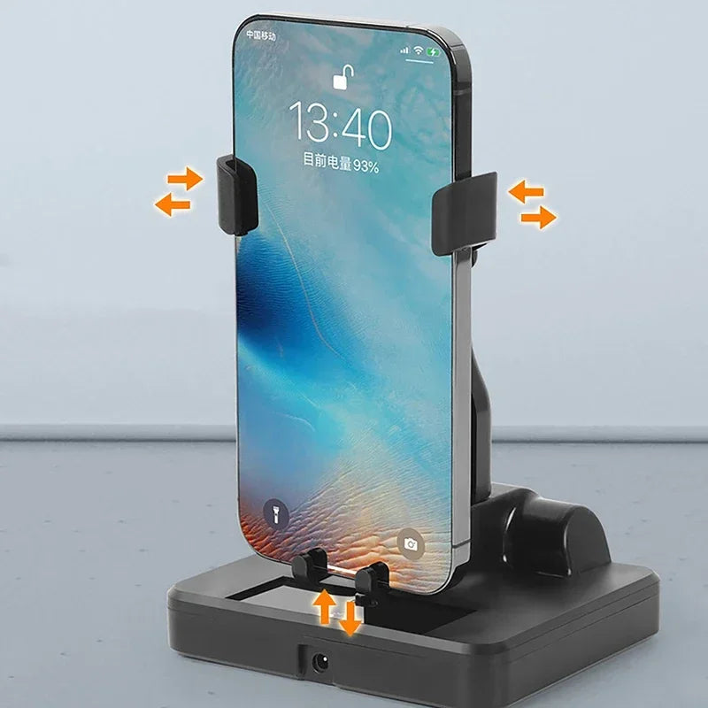 Desktop Automatic Swing Pedometer Phone Holder Stand Lazy Walker Suitable for All Smartphones Wiggler Pedometer Brush Stepper
