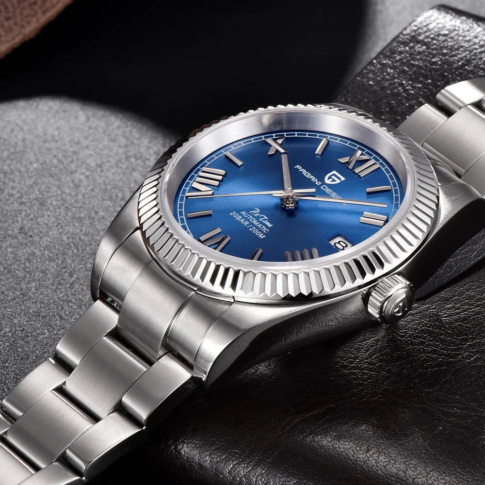 2025 Pagani design mechanical watch men's fashion automatic watch men's Roman time scale 200 m waterproof men's watches gift box